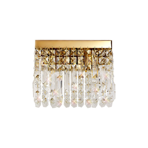 Zula Rectangular 2 Light Small Wall Lamp